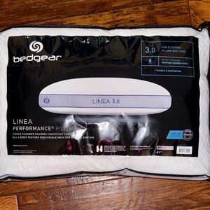 Bedgear Pillow with White Logo